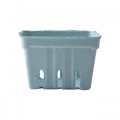 环保全降解纸浆果篮一次性樱桃 草莓 车厘子托盘图3