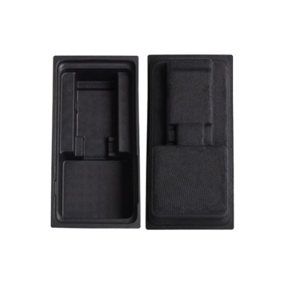 纸浆模塑白色纸托环保可降解纸塑内衬干压工艺防潮防震纸内托图2