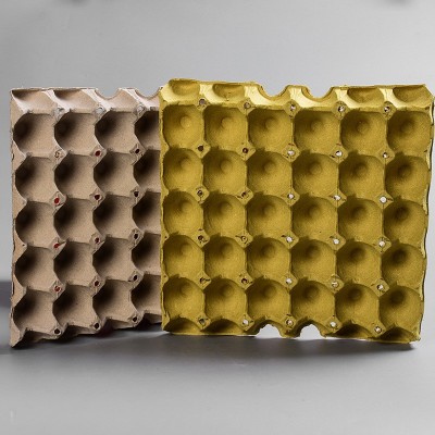 厂家直销30枚纸浆蛋托黄托白托纸浆鸡蛋托盘可降解鸡蛋托支持定制图3