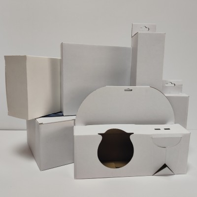 瓦楞盒硬纸盒现货白盒三层大尺寸包装盒杯子五金配件纸盒加厚纸箱图2