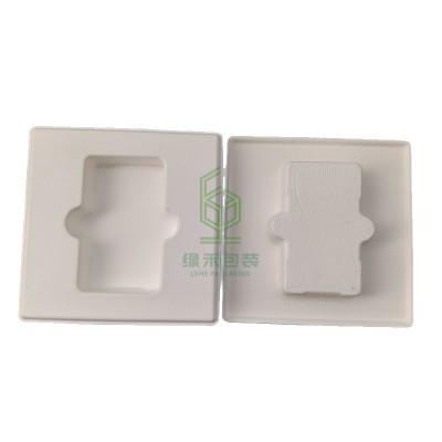 湿压环保纸浆内托 化妆品纸浆包装纸托 可再生环保纸浆模塑图5