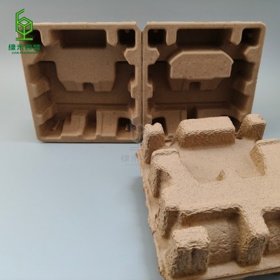 黄浆托厂家生产 干压纸浆汽车灯汽车配件纸托 加厚抗震电表纸托