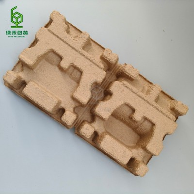 黄浆托厂家生产 干压纸浆汽车灯汽车配件纸托 加厚抗震电表纸托图3