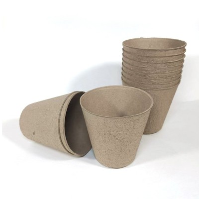 育苗杯纸浆花盆育种花盆营养培养钵定植一 件代发速卖通代发纸托图4
