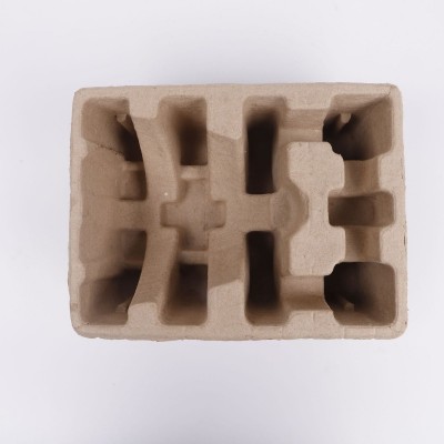 厂家供应内衬纸塑盒降解家用电器纸浆托物流运输缓冲纸托 纸浆盒图4