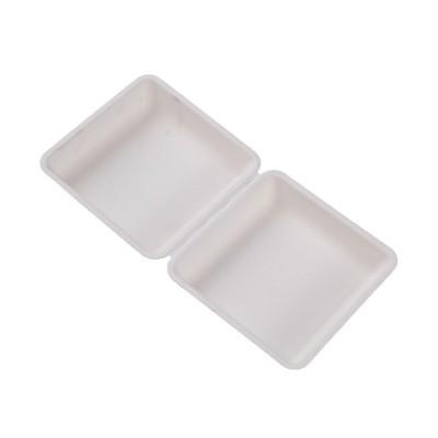 可降解纸浆湿压包装盒纸浆包装盒环保礼盒便当打包盒纸浆模塑纸浆图2