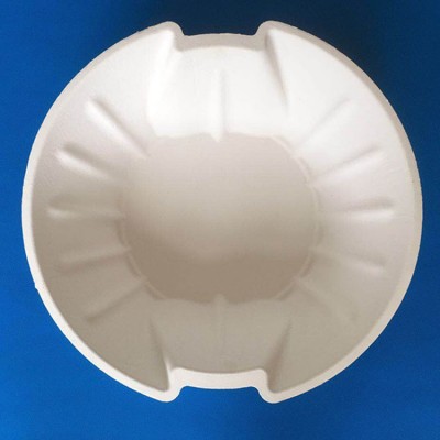 纸浆盆子宠物纸托纸浆托纸浆模塑包装制品进口猫砂盆图3