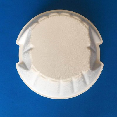 纸浆盆子宠物纸托纸浆托纸浆模塑包装制品进口猫砂盆图2