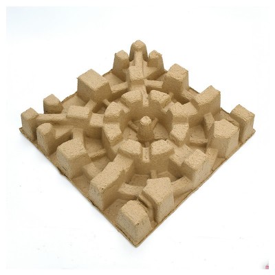 竹浆防潮高承重纸托 抗震耐压可折叠纸内托家具纸托定 制椅子纸托图5