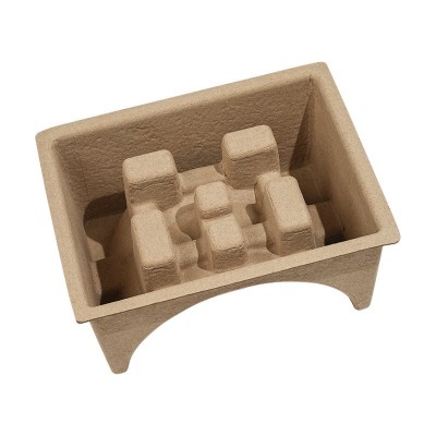 批发电子产品内托木浆纸盒抗震抗潮环保纸托干压纸浆内衬模型托纸图4