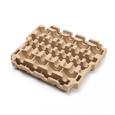 定制纸浆模塑轴承纸托瓦楞纸浆可降解纸包装纸干压内衬可回收图4