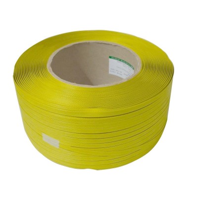 打包带捆扎带纸箱打包带塑料打包带包装带半自动热熔pp打包带黄色图5