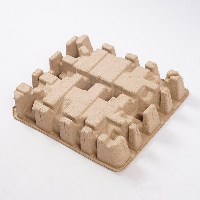 跨境纸浆模塑工厂木浆可降解纸塑吸尘器工业纸塑包装纸托定制环保图3