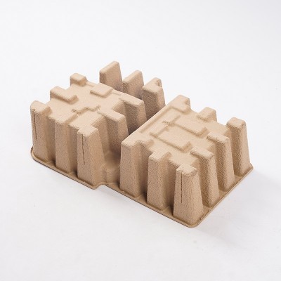 厂家供应纸浆模塑家用电器包装内衬纸托包装盒纸浆纸塑定 制图3