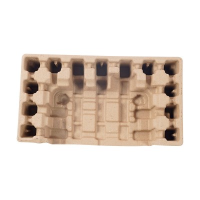 纸塑可降解纸托纸浆模塑电子产品木浆干压纸托家用电器干压纸托图2