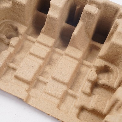 纸塑可降解纸托纸浆模塑电子产品木浆干压纸托家用电器干压纸托图5