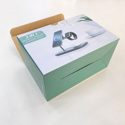 瓦楞盒彩盒坑盒飞机盒电子产品瓦楞纸扣底盒包装盒纸箱水果盒折叠图3