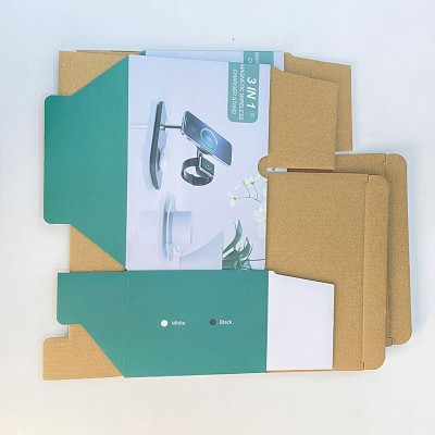 瓦楞盒彩盒坑盒飞机盒电子产品瓦楞纸扣底盒包装盒纸箱水果盒折叠图4