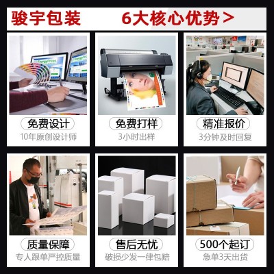 现货小白盒批发加厚白色折叠白卡纸盒子化妆品包装盒彩盒 批量定制图2