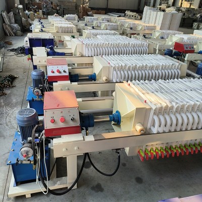 小型污水处理设备污泥污水过滤3平手动压滤机厂家 小型手动压滤机图2