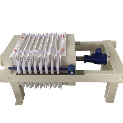 小型污水处理设备污泥污水过滤3平手动压滤机厂家 小型手动压滤机图3