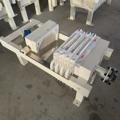 小型污水压榨机 造纸厂养殖厂化工过滤污水处理过滤机隔膜压滤机图5