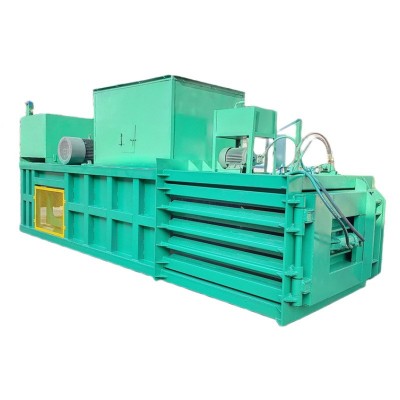 铁皮金属不锈钢压块机 超市纸箱全自动卧式打包机 电缆线打包机图5