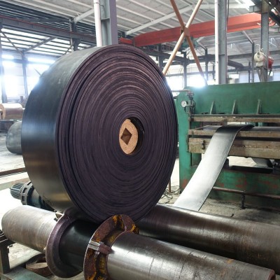 厂家专业供应尼龙聚酯输送带 EP200 EP300运输带 黑色橡胶传送带图3