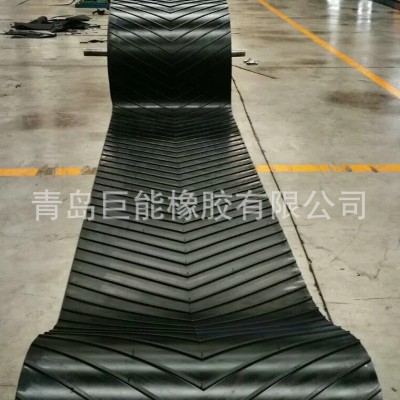 输送机专用输送带 强力尼龙聚酯EP橡胶传送带 耐磨防滑人字输送带图3