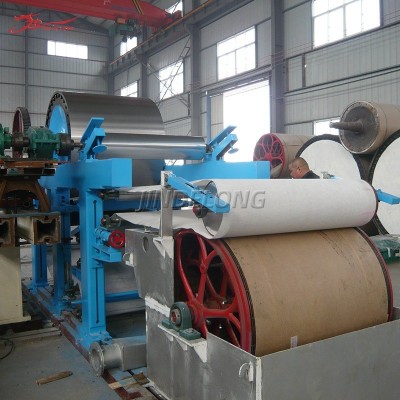 787mm小型卫生纸机 造纸全套设备餐巾纸原纸造纸机 厂家生产定制图4