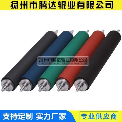 腾达辊业 输送胶棍 分切覆膜机包胶滚筒硅胶辊工业压辊橡胶弯辊图2
