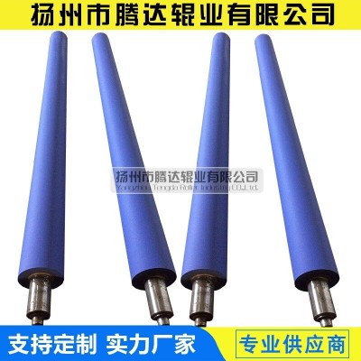 腾达辊业 输送胶棍 分切覆膜机包胶滚筒硅胶辊工业压辊橡胶弯辊