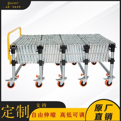 镀锌福来轮卸货神器输送伸缩线运输机任意转弯滑梯输送带送料机图2