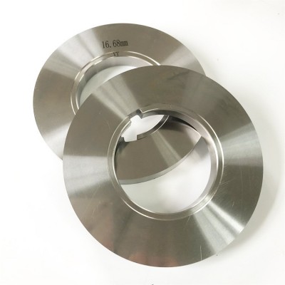 高速钢滚剪机圆刀纵切分条刀片纵剪分条圆刀平口圆刀金属分条刀片图2