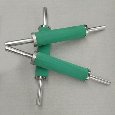 弯辊 橡胶弯辊 胶辊 橡胶弯辊 弧形舒展辊 弓形弯曲辊 展平除皱辊图2