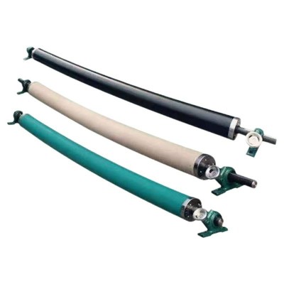 弯辊 橡胶弯辊 胶辊 橡胶弯辊 弧形舒展辊 弓形弯曲辊 展平除皱辊图5