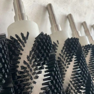 尼龙丝毛刷辊清洗机毛刷尼龙丝除尘清洗钢板空心尼龙刷子厂家批发图3