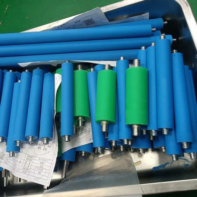 定 制聚氨酯胶辊输送机托辊三元乙丙胶辊 覆膜机胶辊橡硅 胶辊厂家图3