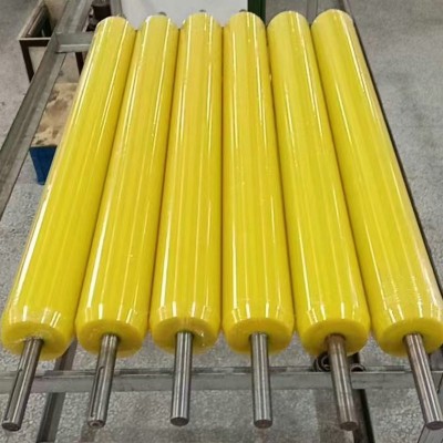 定 制聚氨酯胶辊输送机托辊三元乙丙胶辊 覆膜机胶辊橡硅 胶辊厂家图5