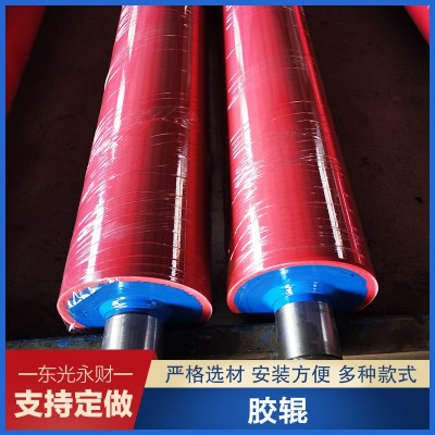 聚氨酯胶辊厂家生产切料机吹膜机造纸机橡胶辊硅胶辊耐磨耐用图4