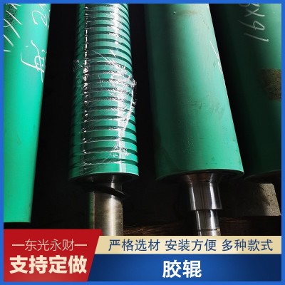 聚氨酯胶辊厂家生产切料机吹膜机造纸机橡胶辊硅胶辊耐磨耐用图2