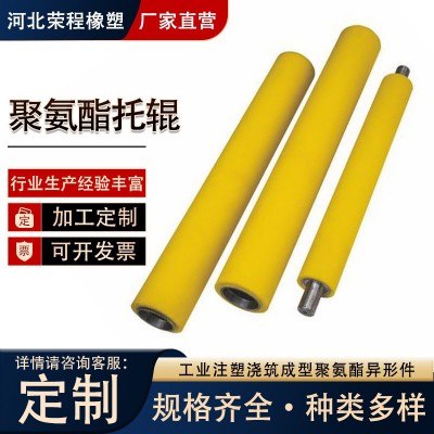 包胶滚筒pu聚氨酯胶辊丁青橡胶轴辊套胶流水线辊筒烘干机辊轴滚筒