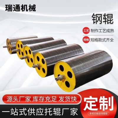 源头工厂现货供应用胶辊聚氨酯耐磨镀络辊镜面辊钢棍印刷机械设备