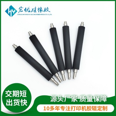 批发各种规格打印机胶辊 耐高温滚轮 标签打印机胶辊