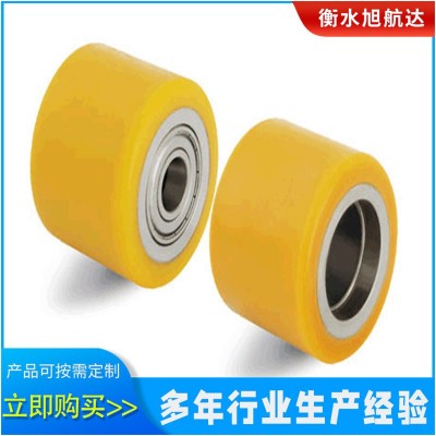 聚氨酯包胶轮生产厂家铁芯包胶轮加工聚氨酯滚轮