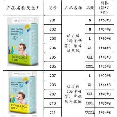 海洋世界均码纸尿裤