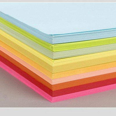 彩色复印纸 A4打印纸 500张/包 加厚80g70克 10色/30色 混色彩纸