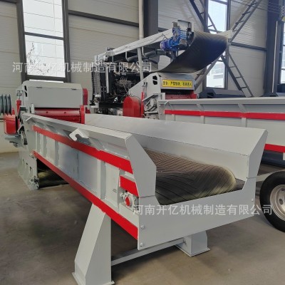 移动综合破碎机 强制进料圆木托盘木材粉碎机 模板树枝干破碎机